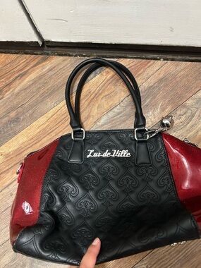 Lux De Ville Lady Lux Tote (Red Rum Sparkle) used